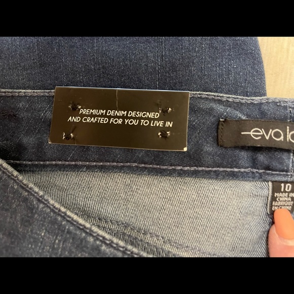 New w/Tags Eva Longoria Skinny High Rise Jeans 10 - Picture 9 of 12